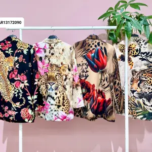 Blazer estampado 