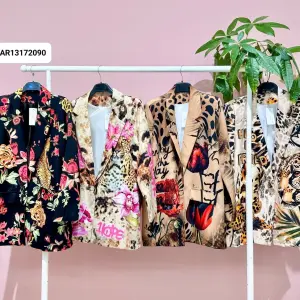 Blazer estampado 
